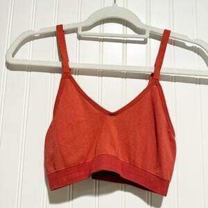 Bombas Burnt Orange Seamless Triangle Bralette Size Small/Medium